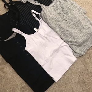 3 nursing tank tops